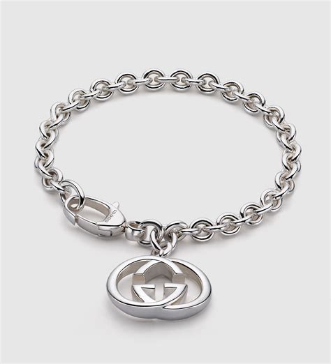 gucci flora charm bracelet|Gucci interlocking g silver bracelet.